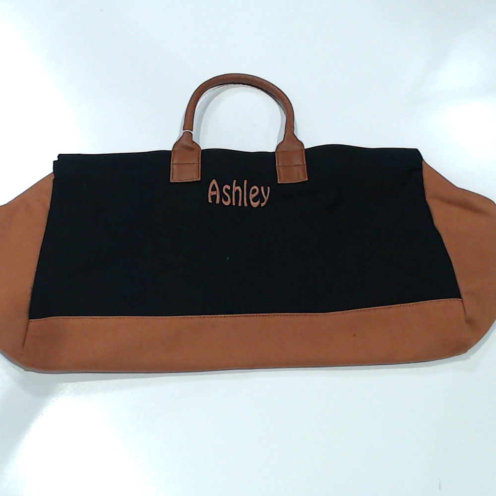 BLOOPER BAG: Monogrammed Upscale Weekender