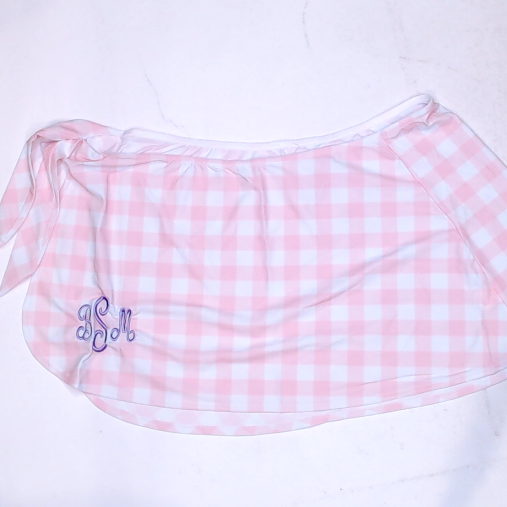 BLOOPER CLOTHING: Monogrammed Striped Poncho