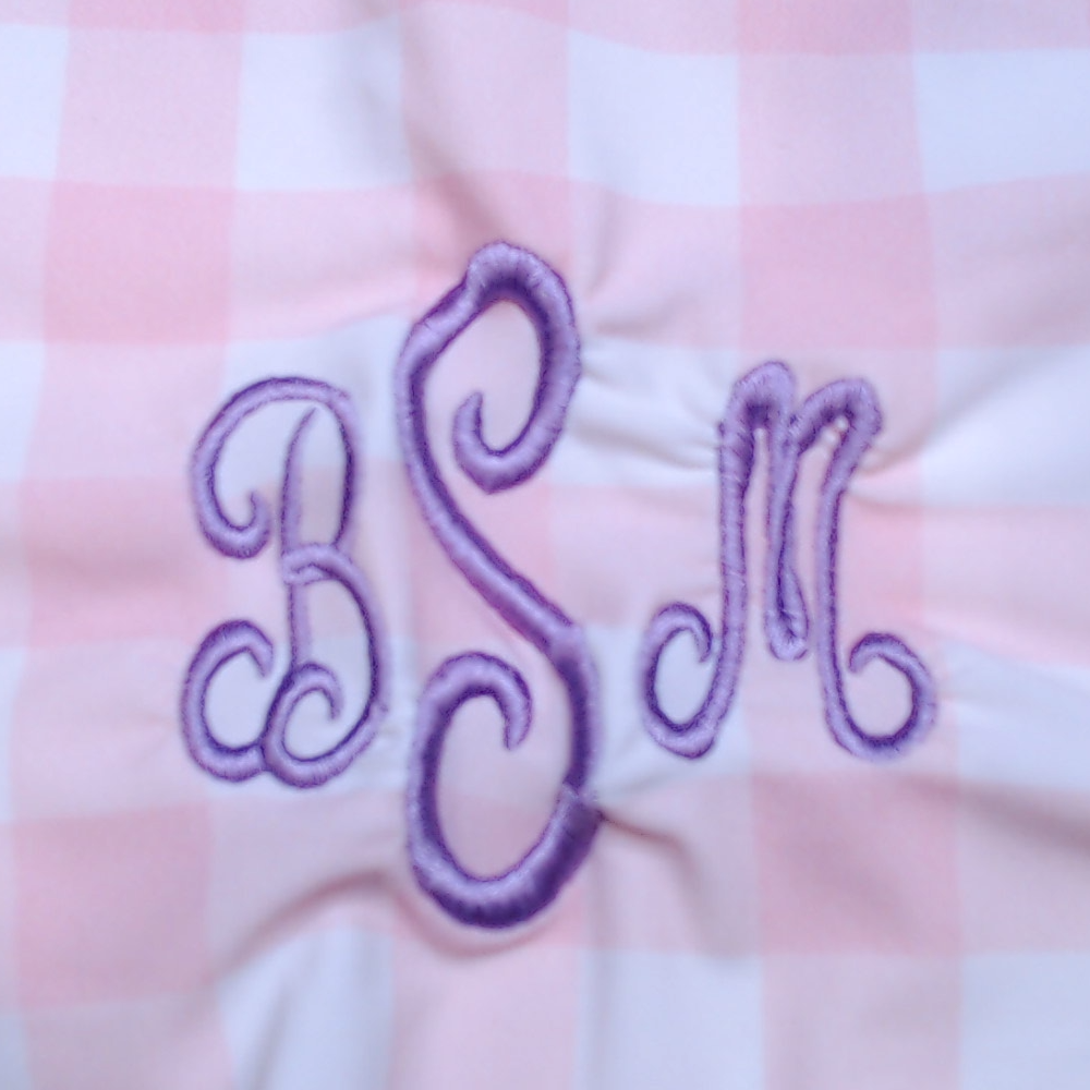 BLOOPER CLOTHING: Monogrammed Striped Poncho