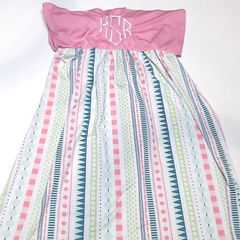 BLOOPER SWIM: Monogrammed Beach Cover Up