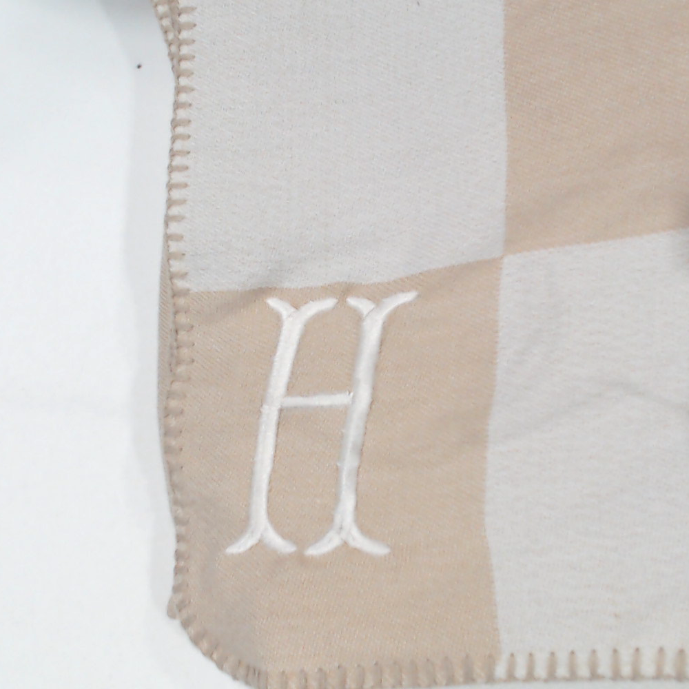 BLOOPER ACCESSORY: Monogrammed Checkered Blanket