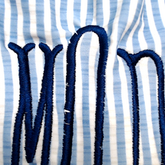BLOOPER SWIM: Monogrammed Ruched Tankini
