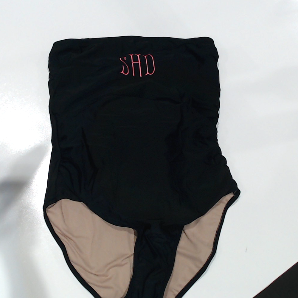 BLOOPER SWIM: Monogrammed One Piece Bathing Suit