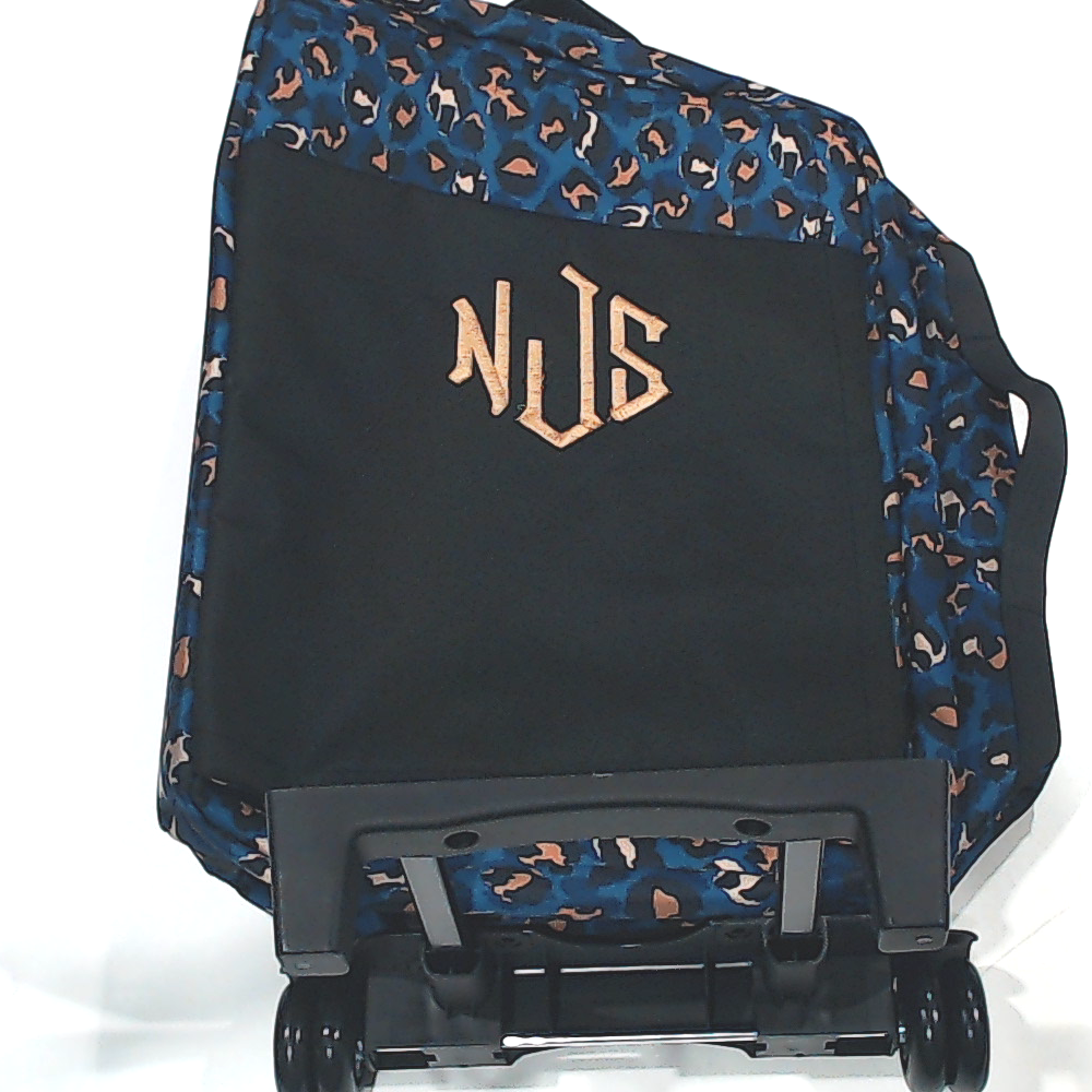 BLOOPER BAG: Monogrammed Rolling Duffel Bag