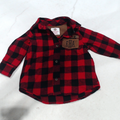 BLOOPER KIDS: Monogrammed Kids Plaid Layering Tunic