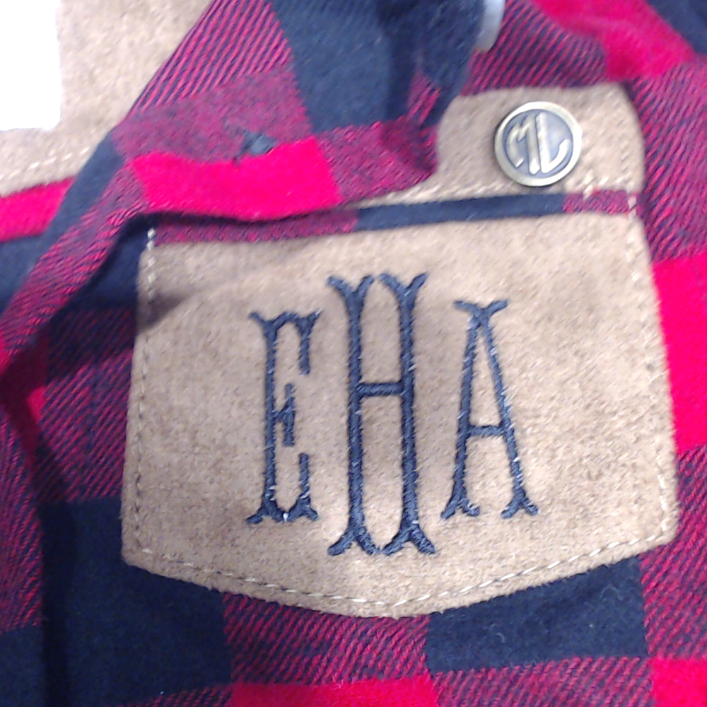 BLOOPER KIDS: Monogrammed Kids Plaid Layering Tunic