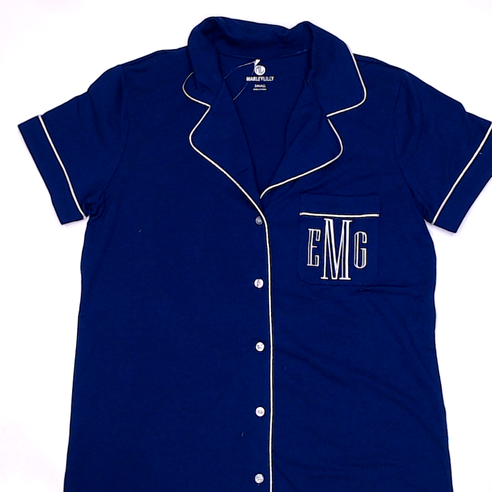 BLOOPER CLOTHING: Monogrammed Classic Top