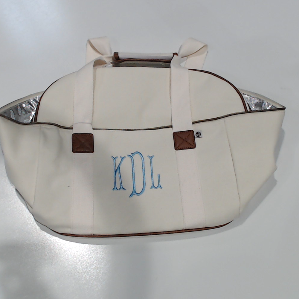 BLOOPER ACCESSORY: Monogrammed Slow Cooker Carrier