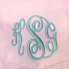 BLOOPER KIDS: Monogrammed Kids Long Sleeve Shirt