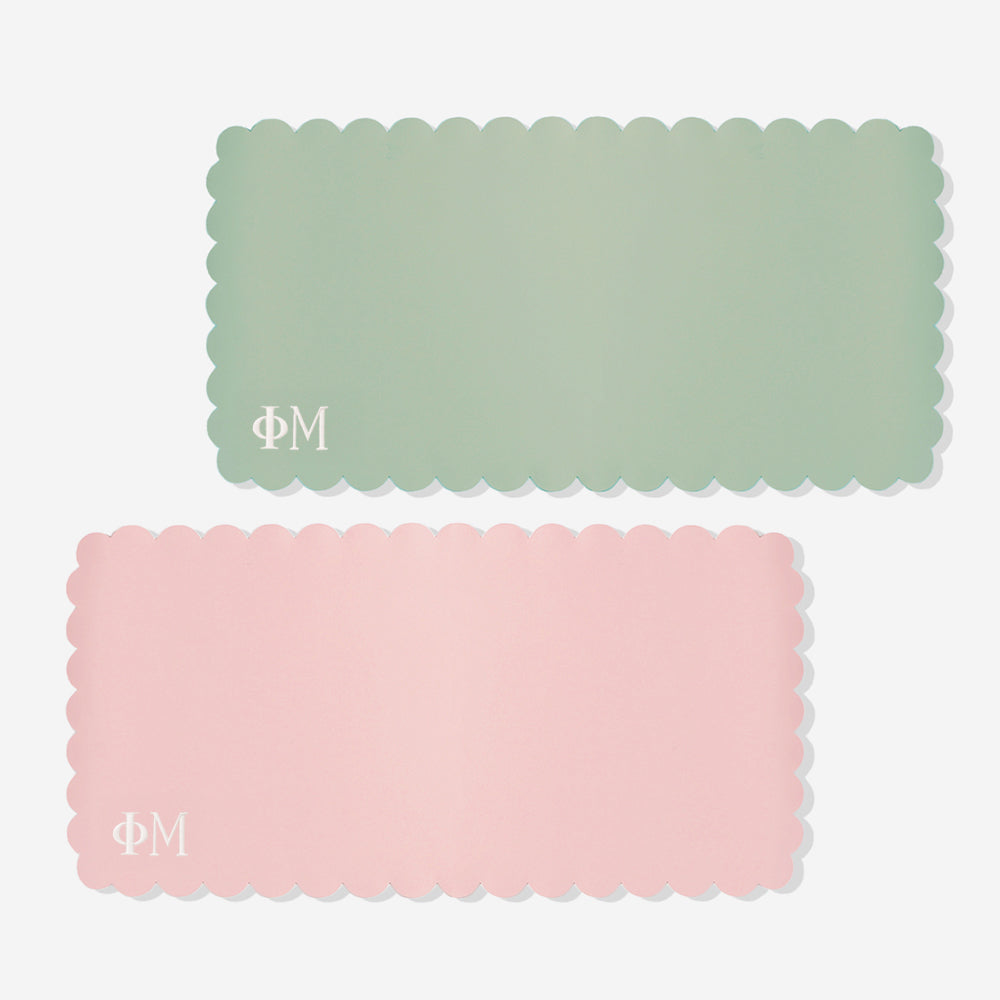 Phi Mu Desk Mat | Sorority Office Accessory