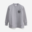 Monogrammed Crewneck Sweatshirt | Heathered Gray