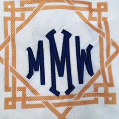 BLOOPER ACCESSORY: Monogrammed Southern Prep Pillow Sham