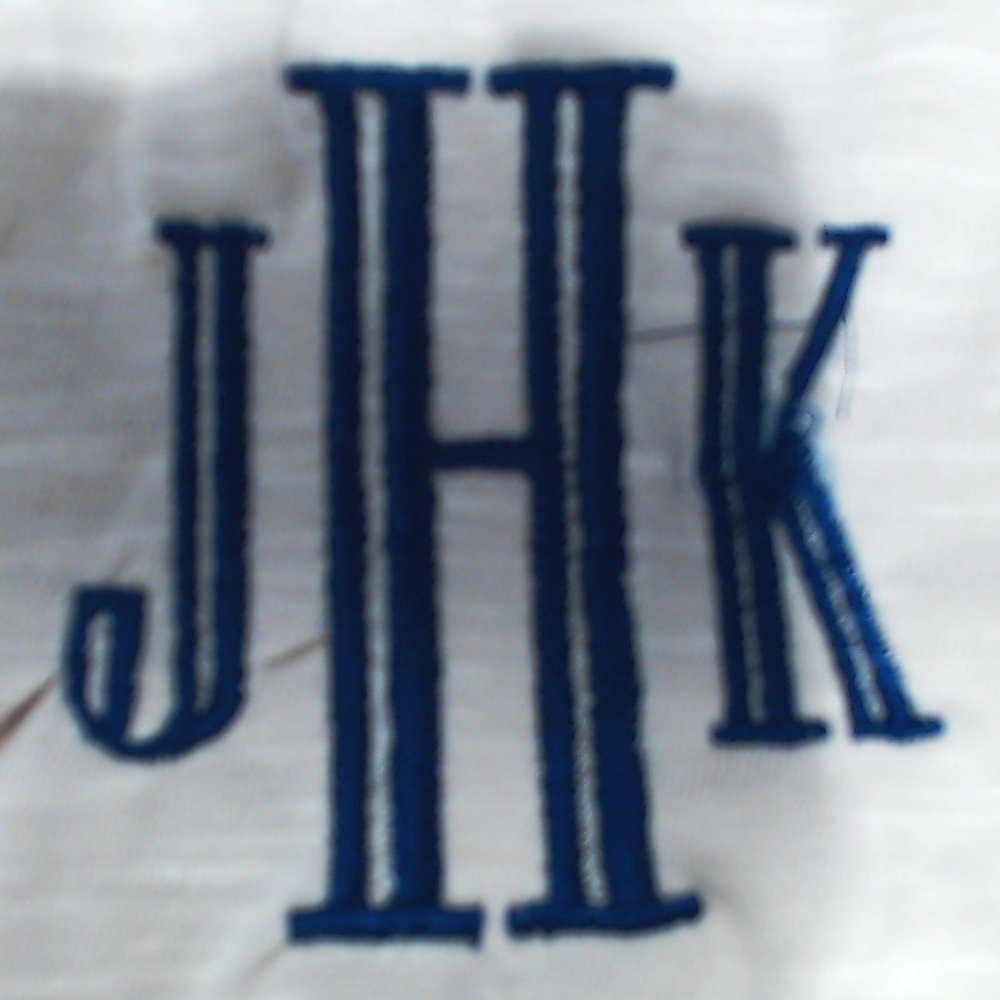 BLOOPER CLOTHING: Monogrammed Henley