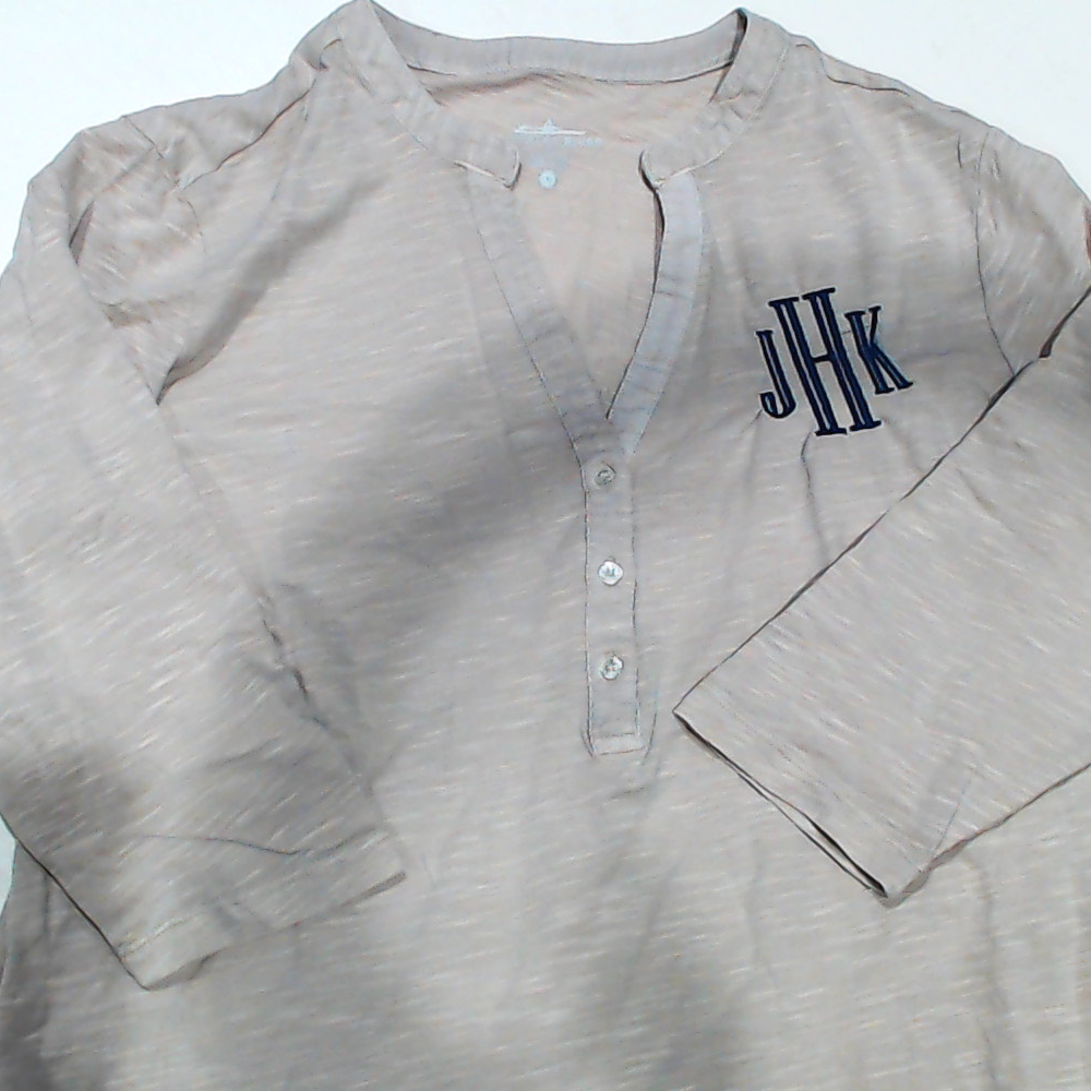 BLOOPER CLOTHING: Monogrammed Henley