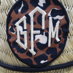 BLOOPER KIDS: Monogrammed Kids Straw Hat