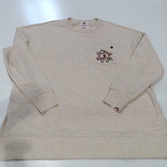 BLOOPER CLOTHING: Monogrammed Crewneck Sweatshirt