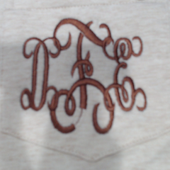 BLOOPER CLOTHING: Monogrammed Crewneck Sweatshirt