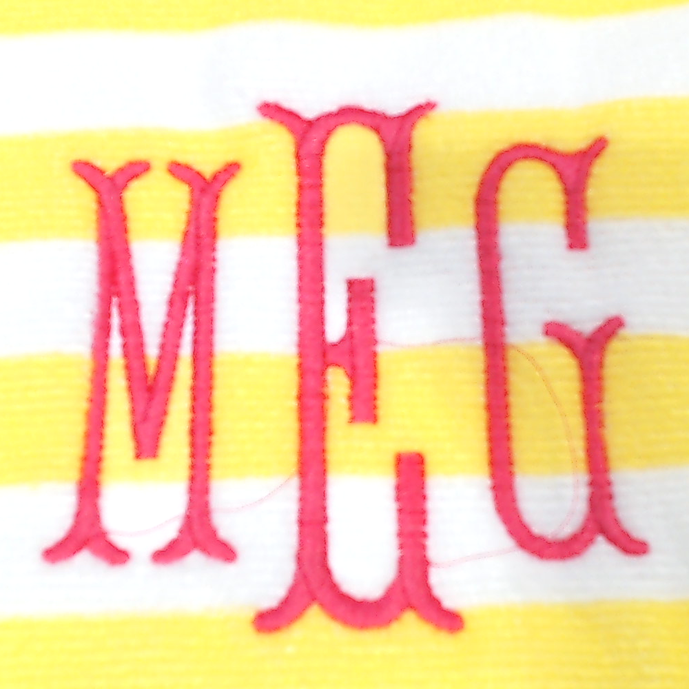 BLOOPER SWIM: Monogrammed Beach Towel