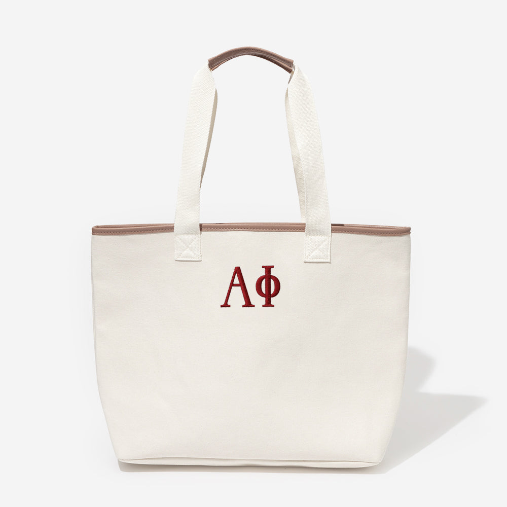 alpha phi tote bag