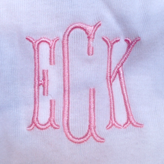 BLOOPER KIDS: Monogrammed Baby Layette Gown