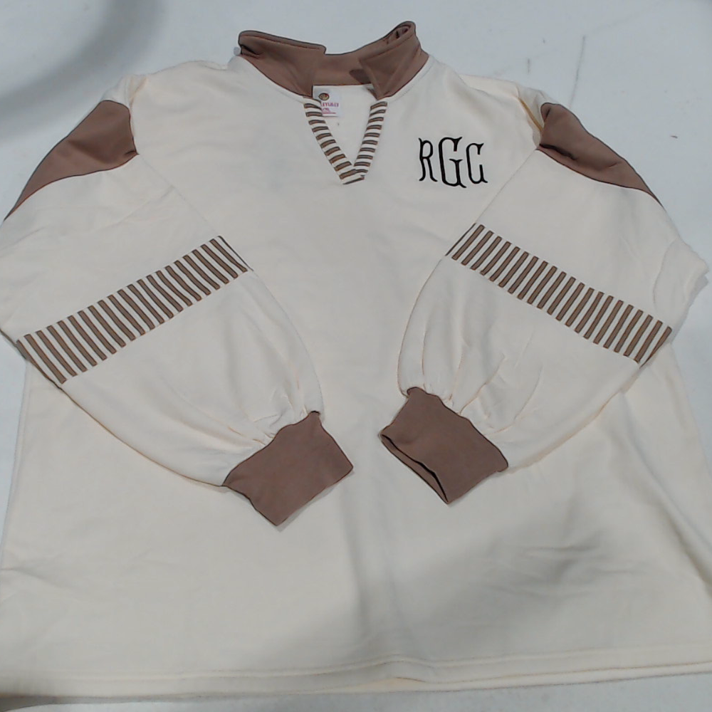 BLOOPER CLOTHING: Monogrammed Colorblock Sweatshirt