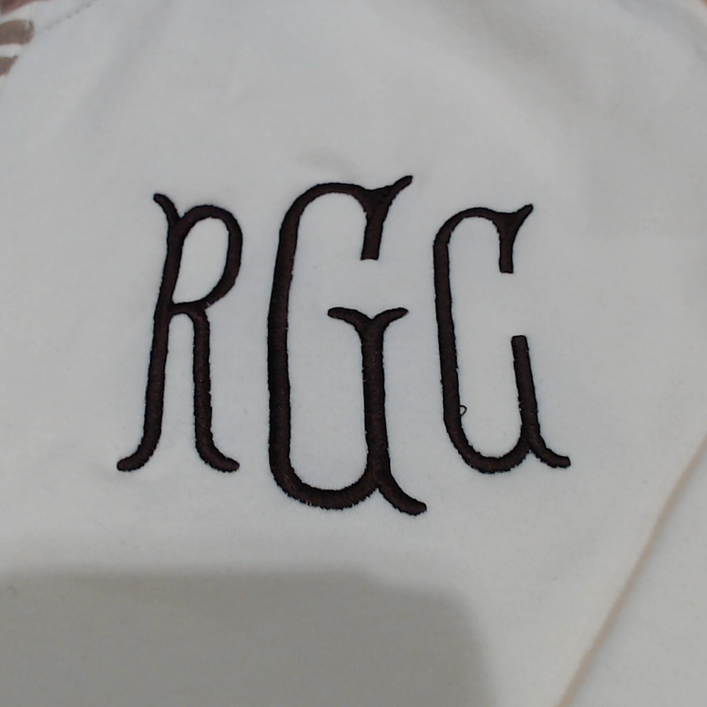 BLOOPER CLOTHING: Monogrammed Colorblock Sweatshirt