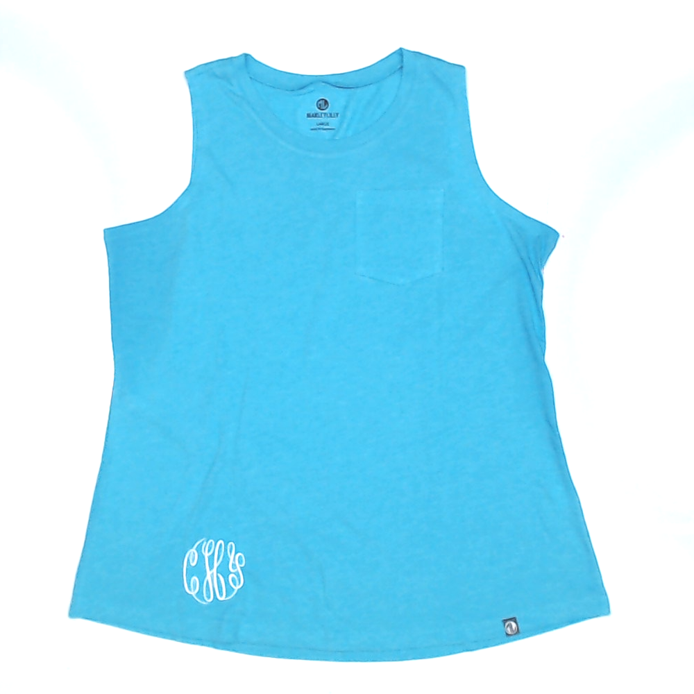 BLOOPER CLOTHING: Monogrammed Tank Top