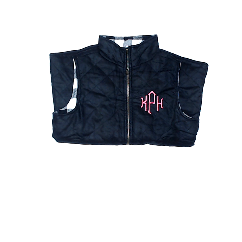 BLOOPER CLOTHING: Monogrammed Reversible Vest