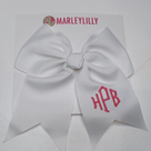 BLOOPER KIDS: Monogrammed Girls Hair Bow