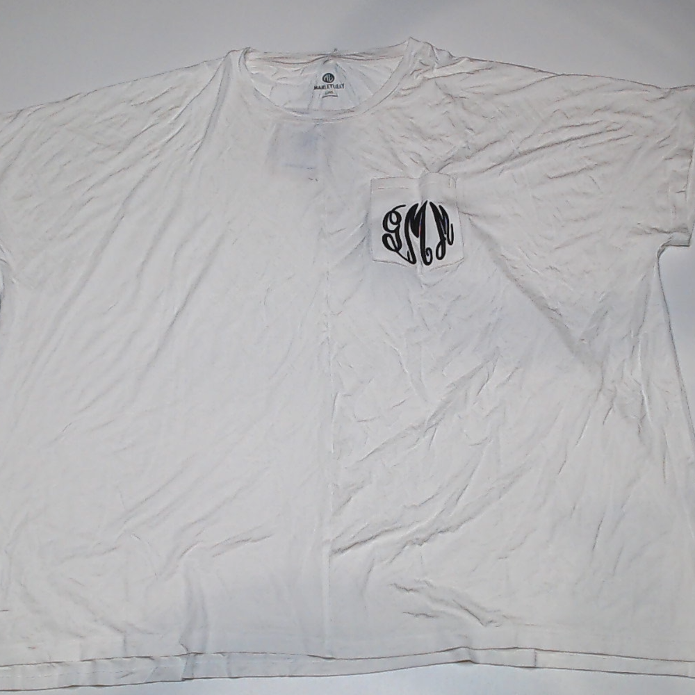 BLOOPER CLOTHING: Monogrammed Short Sleeve Tunic
