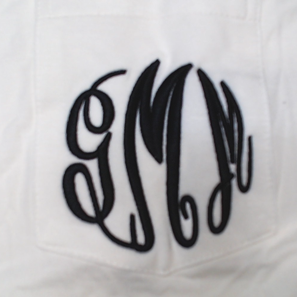 BLOOPER CLOTHING: Monogrammed Short Sleeve Tunic