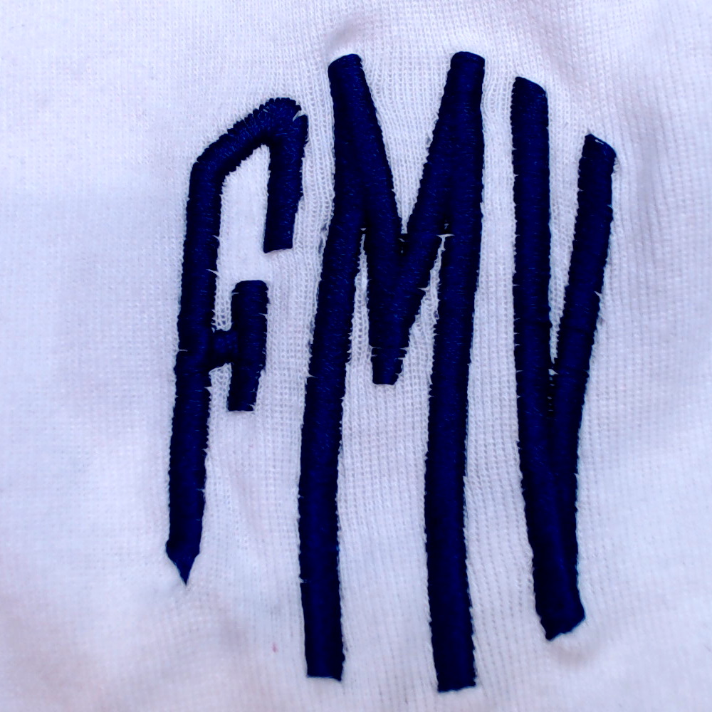 BLOOPER KIDS: Monogrammed Baby Long Sleeve Bodysuit