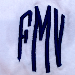 BLOOPER KIDS: Monogrammed Baby Long Sleeve Bodysuit