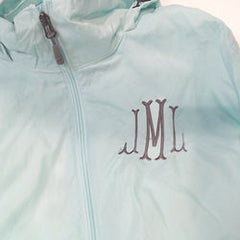 BLOOPER CLOTHING: Monogrammed Lightweight Rain Jacket