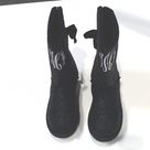 BLOOPER SHOES: Monogrammed Sherpa Tie Booties