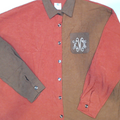 BLOOPER CLOTHING: Monogrammed Oversized Button Down Tunic