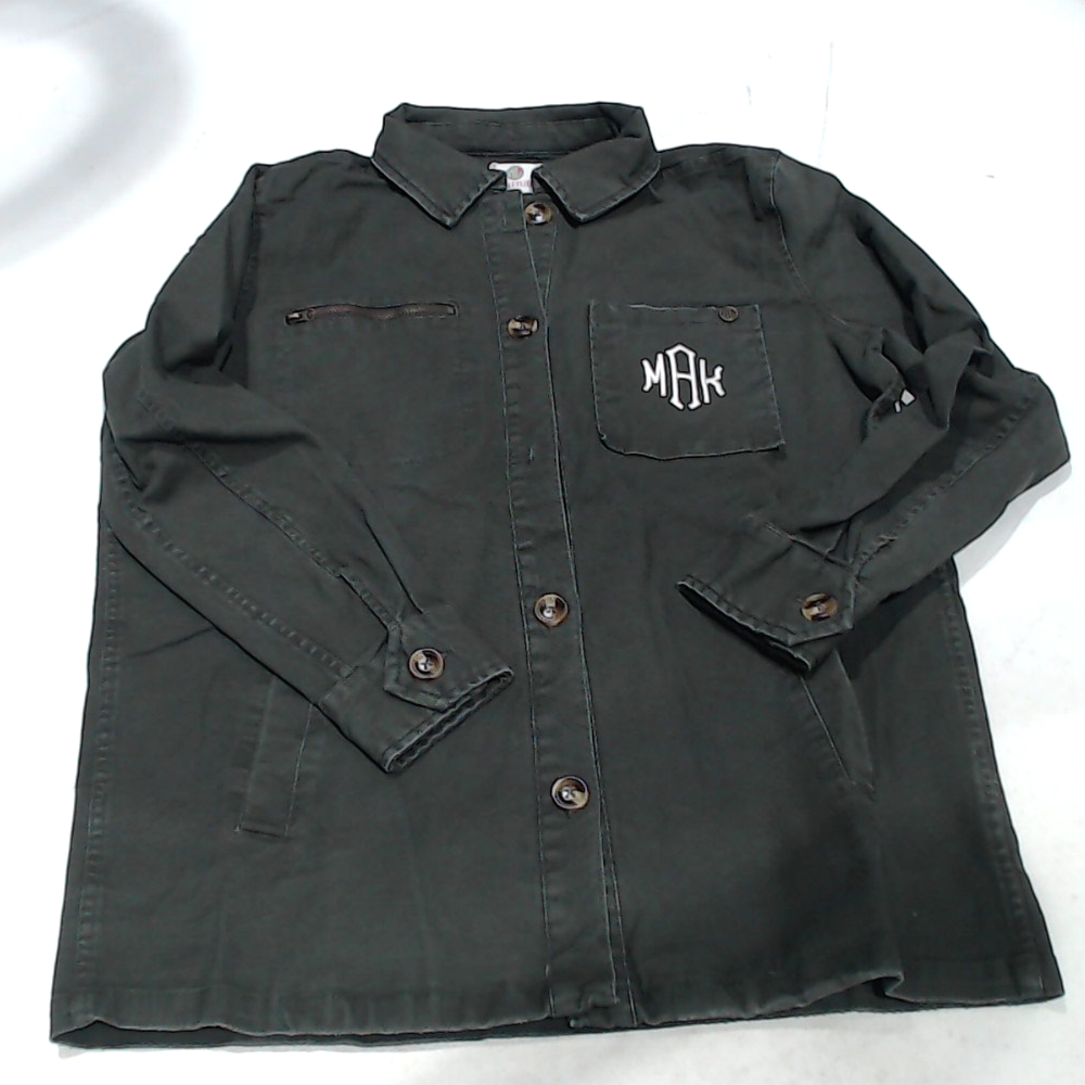 BLOOPER CLOTHING: Monogrammed Shirt Jacket