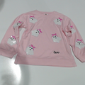 BLOOPER KIDS: Monogrammed Kids Sequin Ghost Sweatshirt
