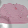 BLOOPER CLOTHING: Monogrammed Embroidered Bow Sweatshirt