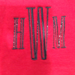 BLOOPER CLOTHING: Monogrammed Quarter Zip Sweatshirt