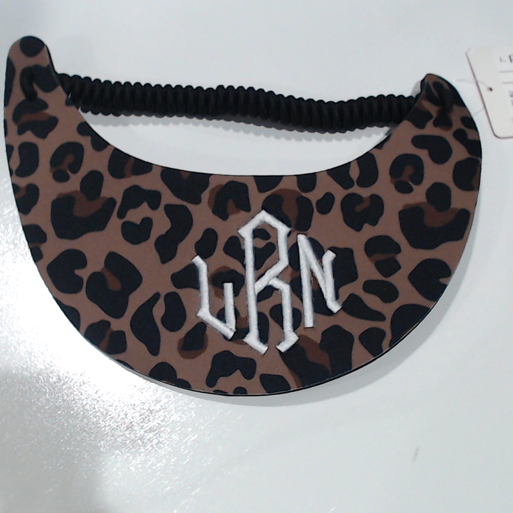 BLOOPER ACCESSORY: Monogrammed Foam Adjustable Visor