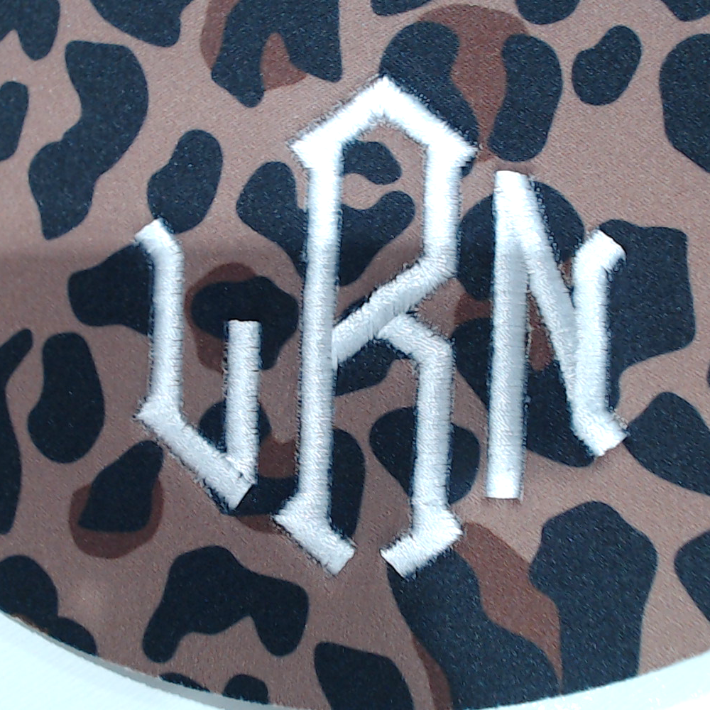 BLOOPER ACCESSORY: Monogrammed Foam Adjustable Visor