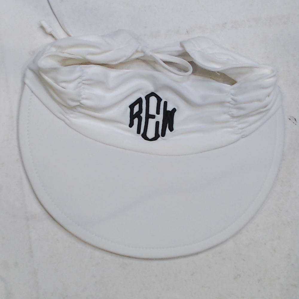BLOOPER SWIM: Monogrammed Swim Visor