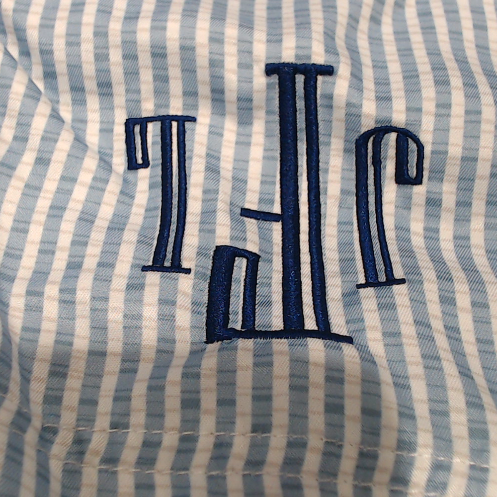 BLOOPER KIDS: Monogrammed Boys Swim Trunks