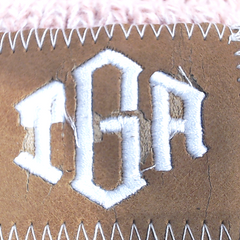 BLOOPER KIDS: Monogrammed Kids Pom Pom Beanie