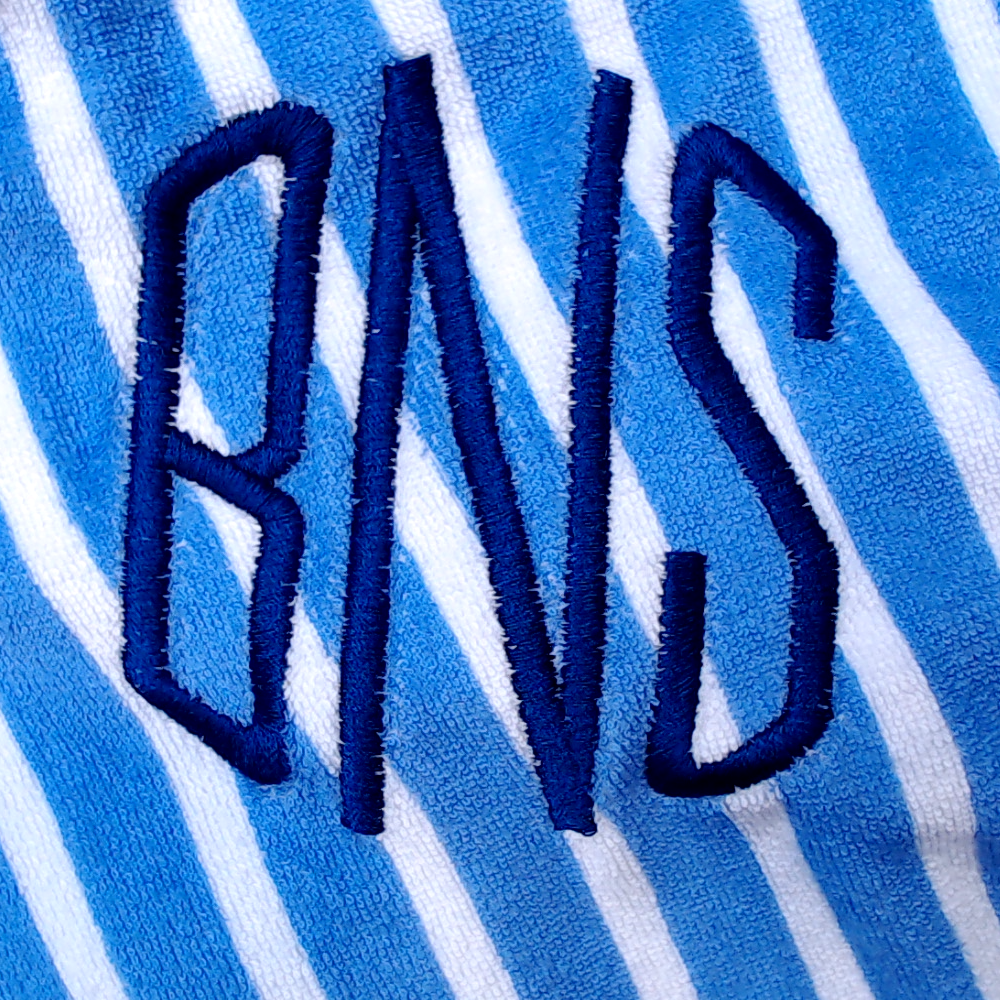 BLOOPER SWIM: Monogrammed Terry Cover Up