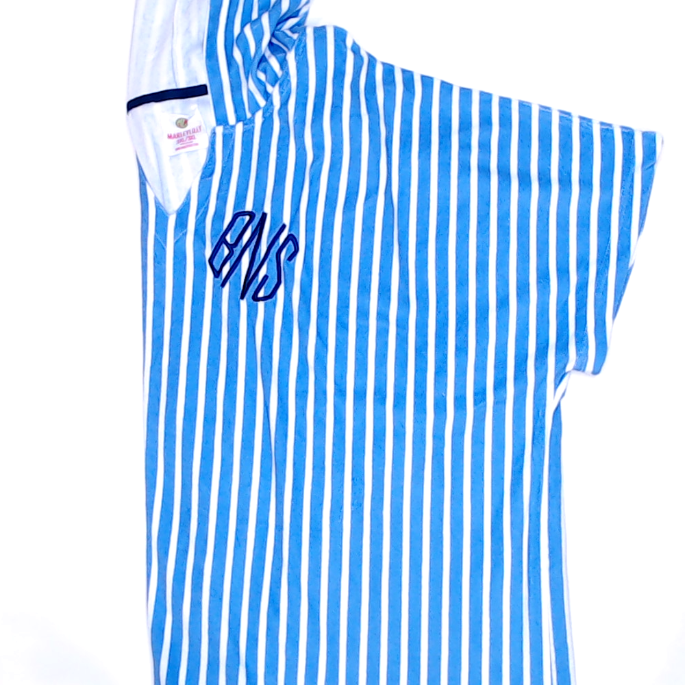 BLOOPER SWIM: Monogrammed Terry Cover Up