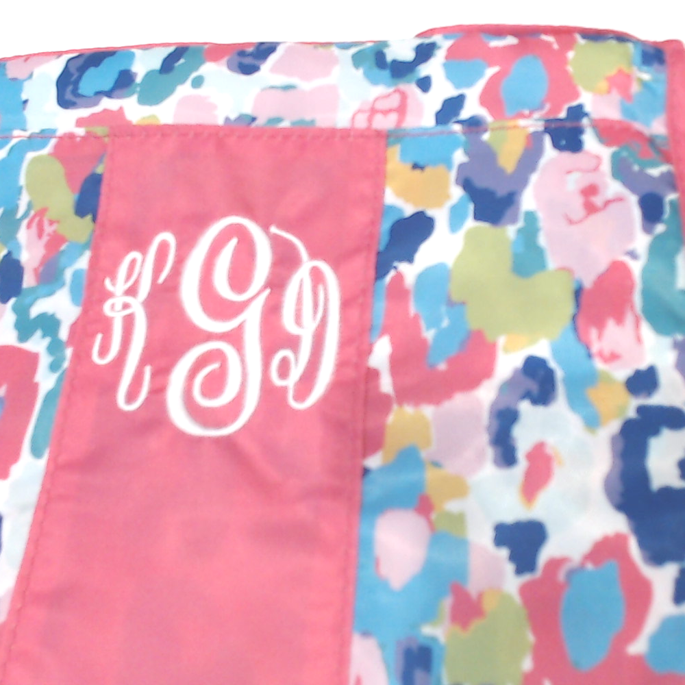 BLOOPER BAG: Monogrammed Packable Hanging Travel Case