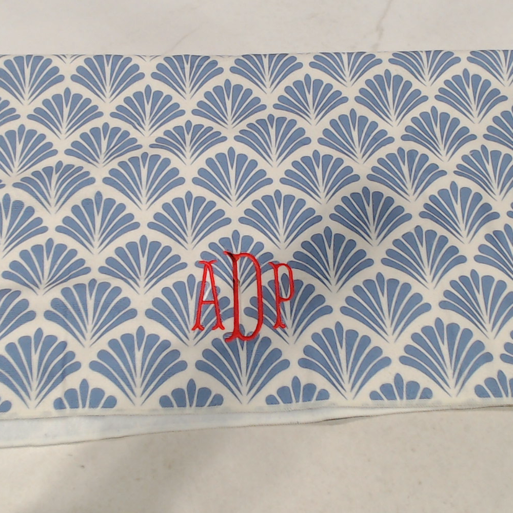 BLOOPER SWIM: Monogrammed Beach Towel