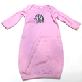 BLOOPER KIDS: Monogrammed Baby Layette Gown